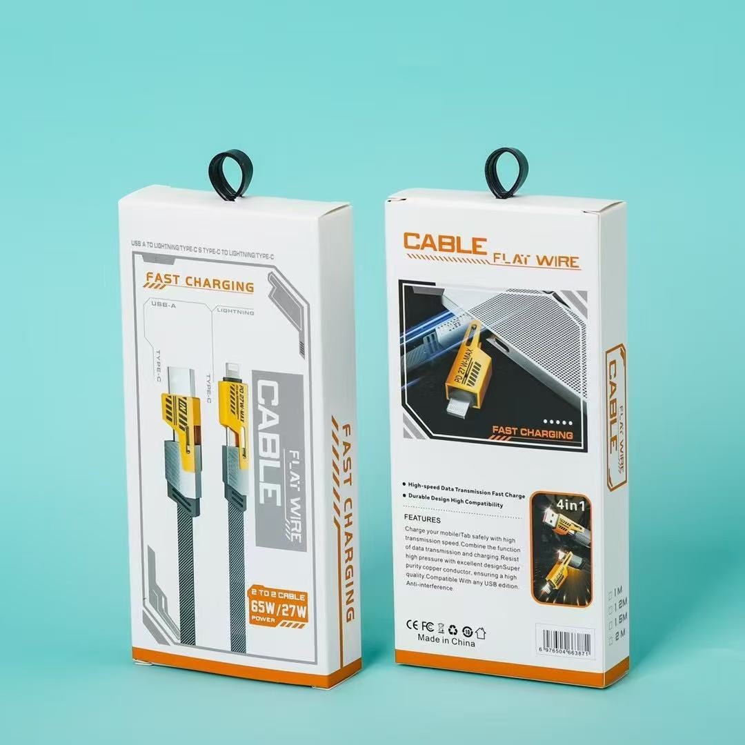 Mecha 3-in-1 ve 4-in-1 şarj kablosu, hızlı şarj