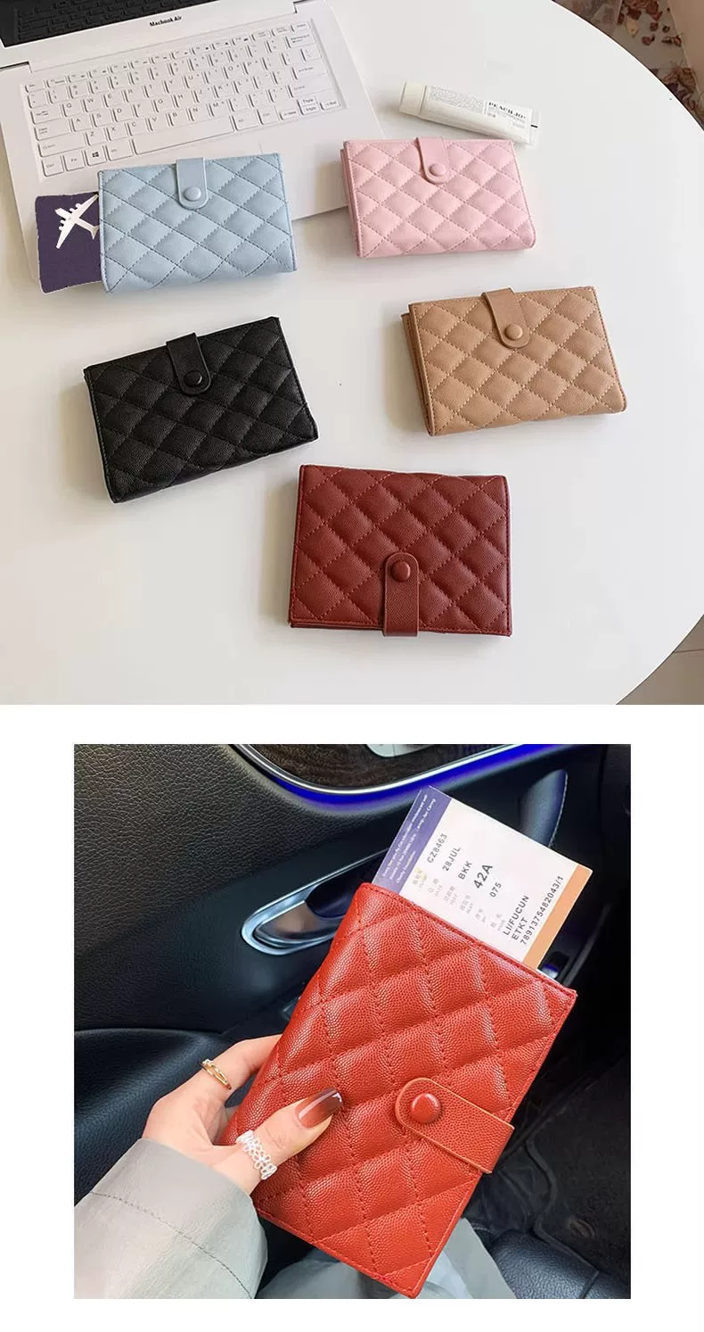 Seyahat pasaport çantası, çok fonksiyonlu, belge ve cüzdan