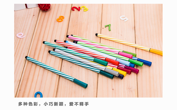 Watercolor pencil set, 24 colors, for kids and students