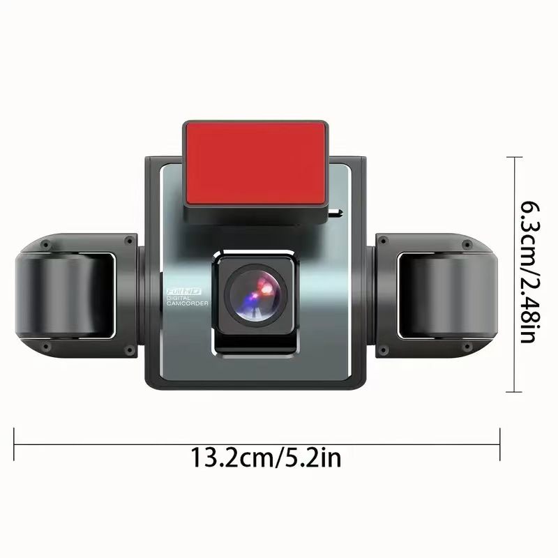 Dash cam 4-lens, 1080P HD, night vision, WiFi