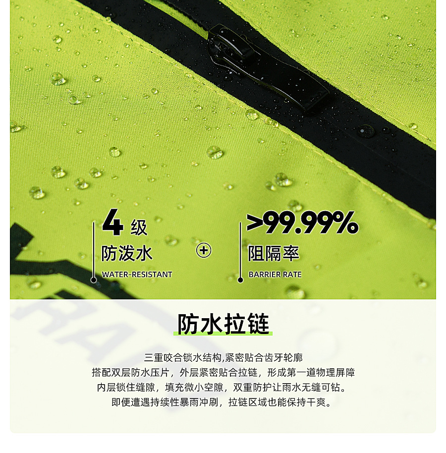 Zhengyu Two-Piece Raincoat Windproof for Motorcycles