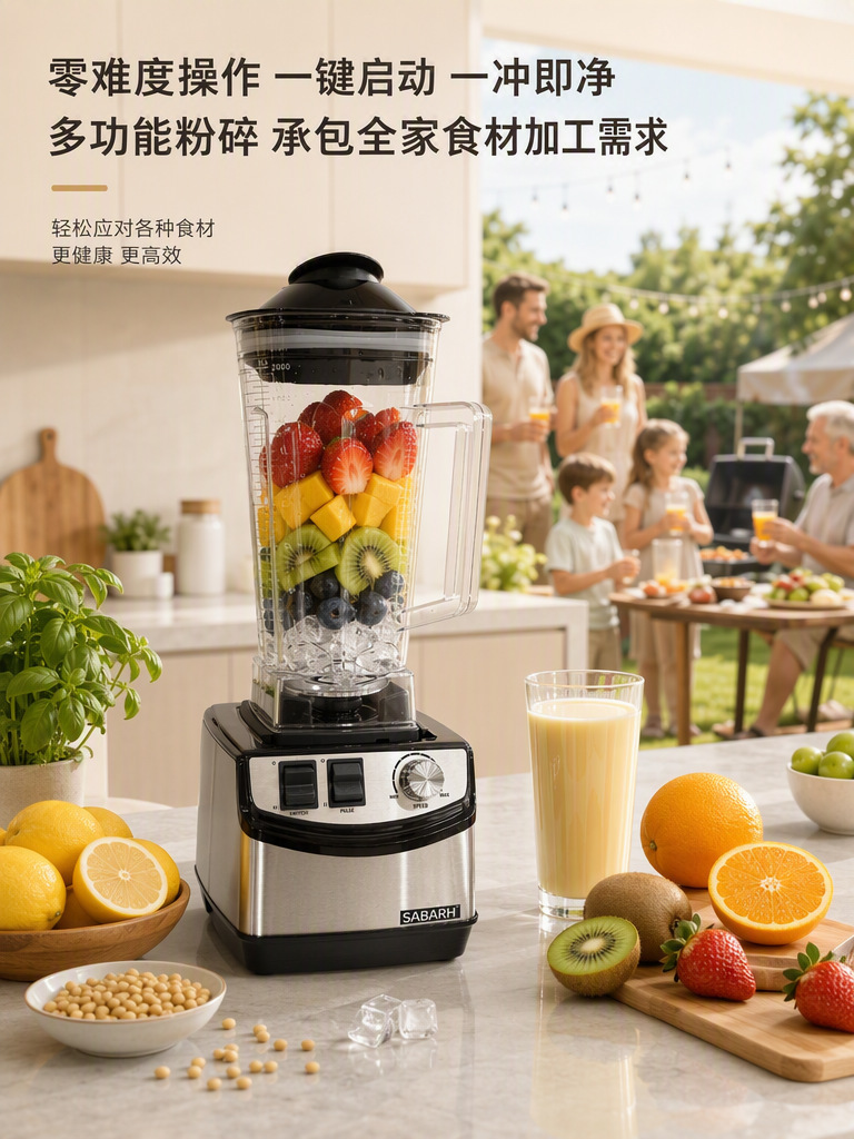 8-in-1 Household High-Speed Blender