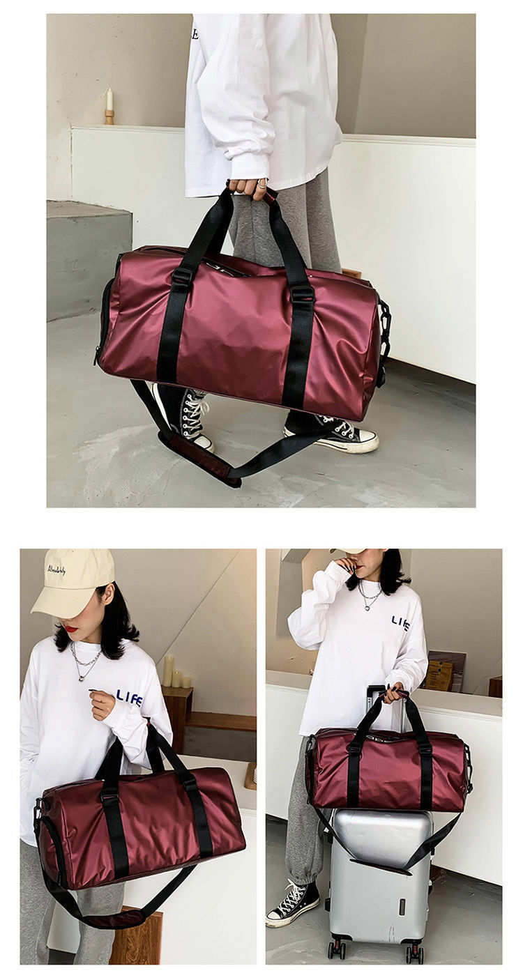 Sports backpack waterproof with dry-wet separation compartment