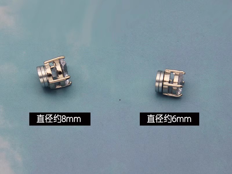 Magnetischer Ohrclip ohne Piercing, Unisex, Weiß