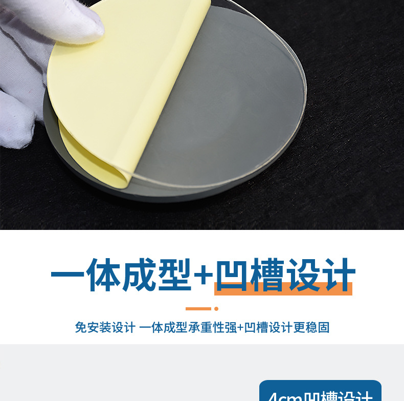 Washing machine foot pads, high-suction, vibration damping