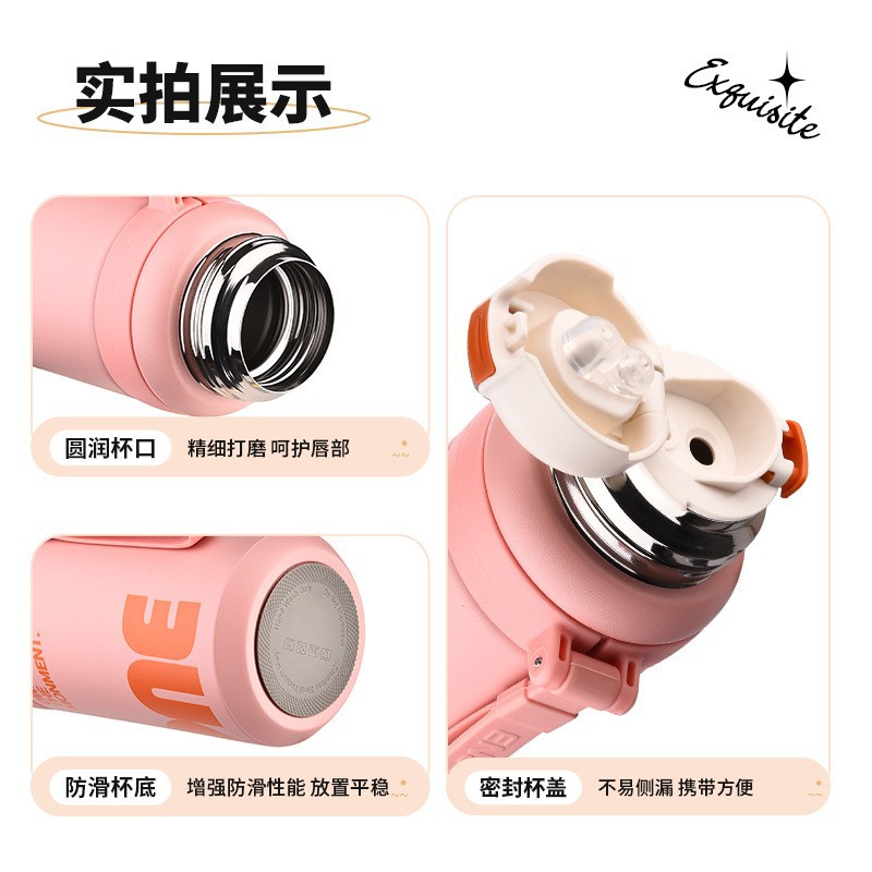 Thermal water cup, 316 stainless steel, portable