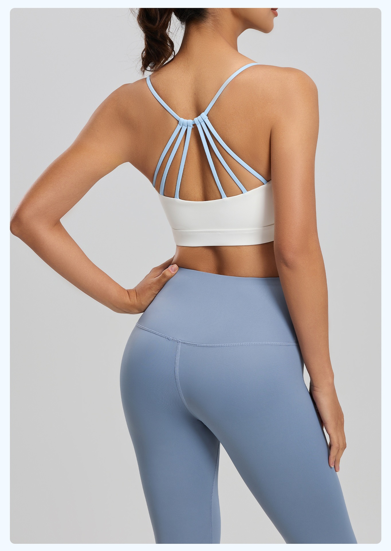 Damen-Yoga-Set, atmungsaktiv, hohe Stabilität