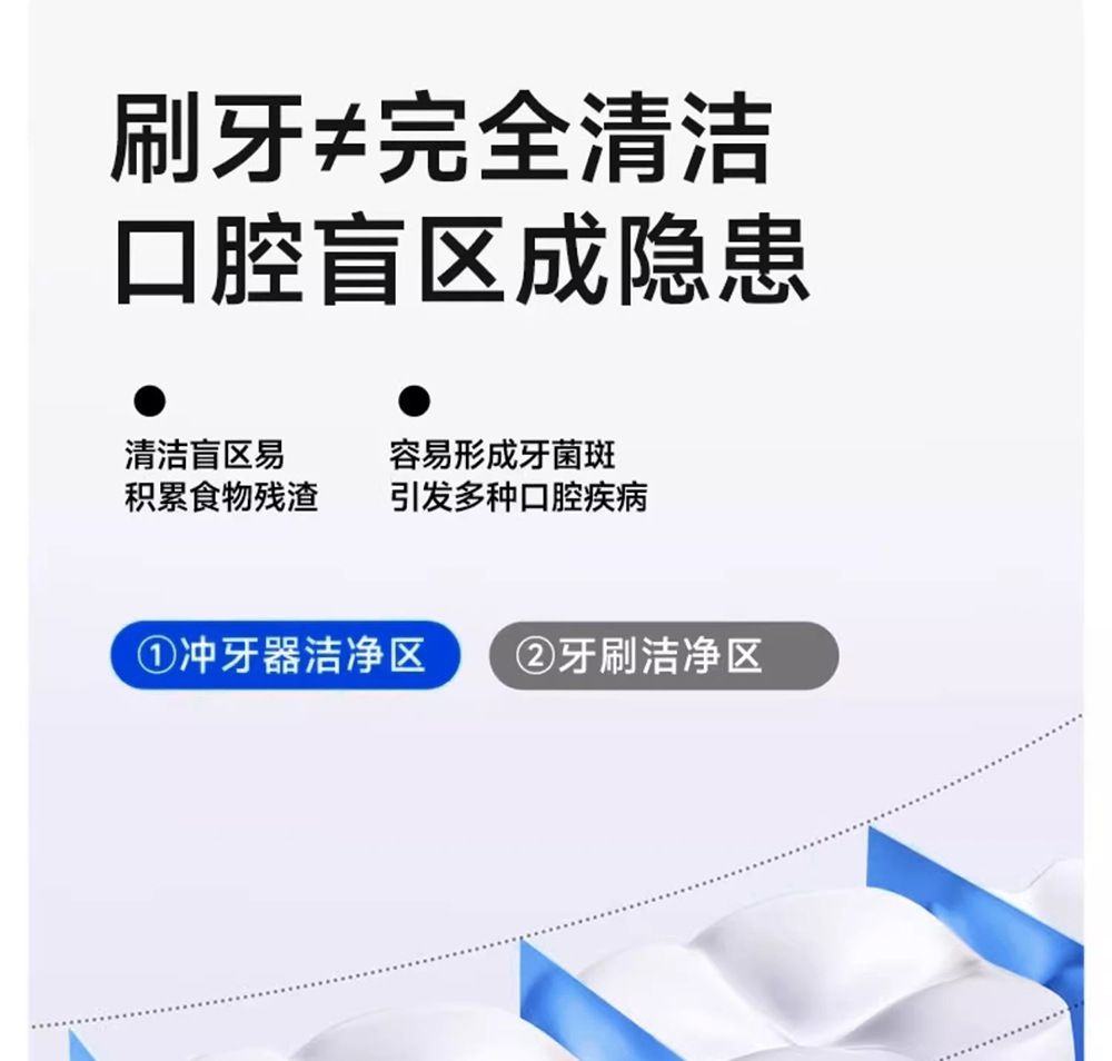 浦若飞电动冲牙器 便携式300ML家用口腔清洁牙齿专用洁牙器水牙线