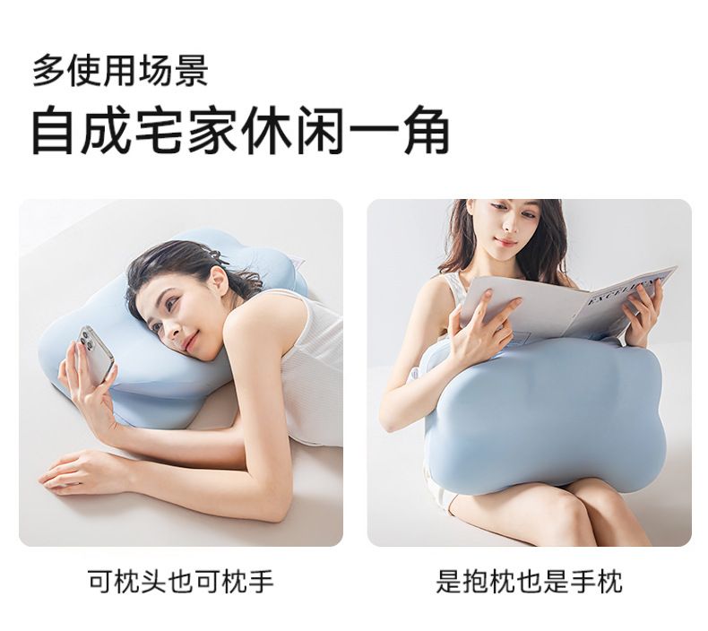 Cervical Spine Memory Foam Neck Pillow Pair