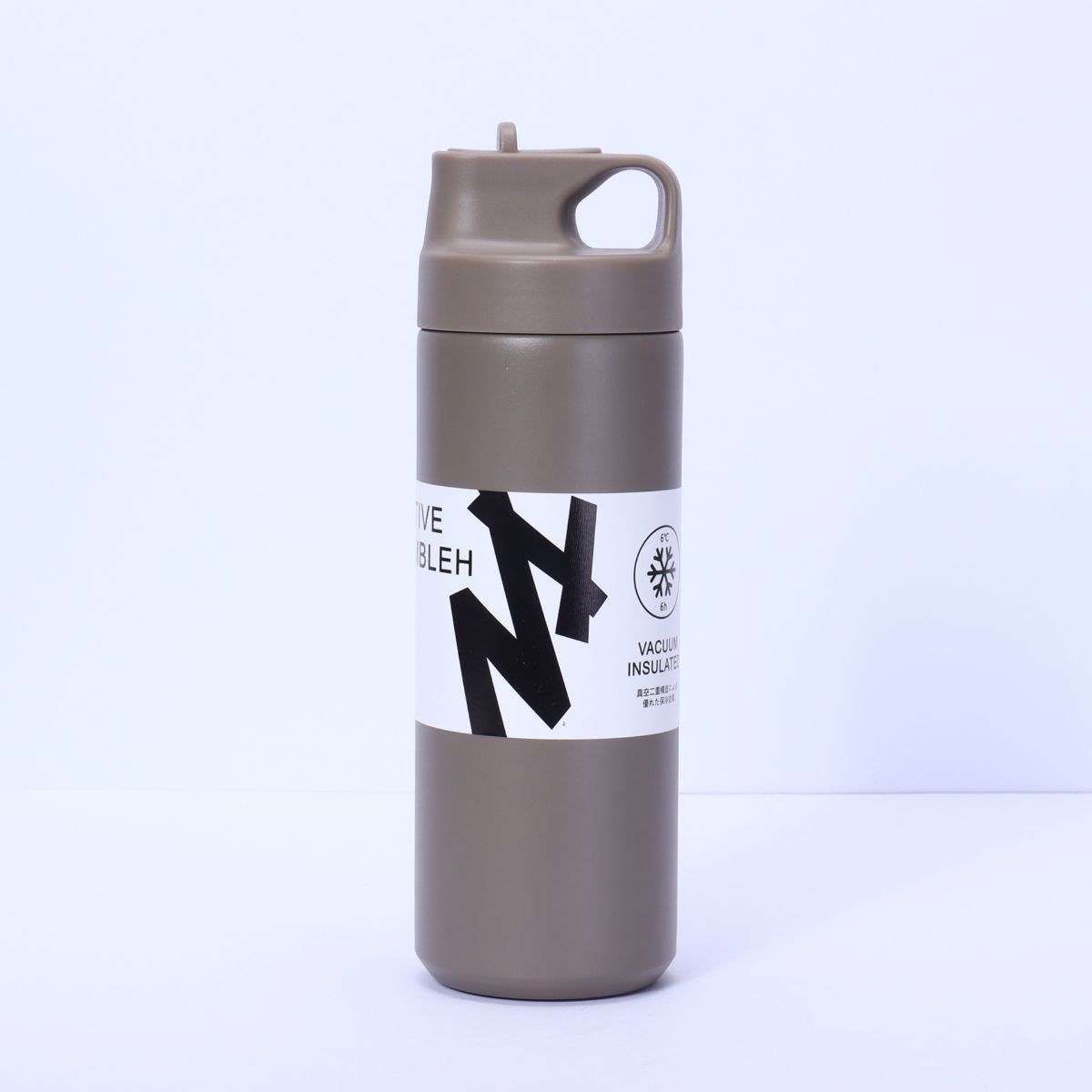 Stainless steel sports water bottle wide-mouth large capacity