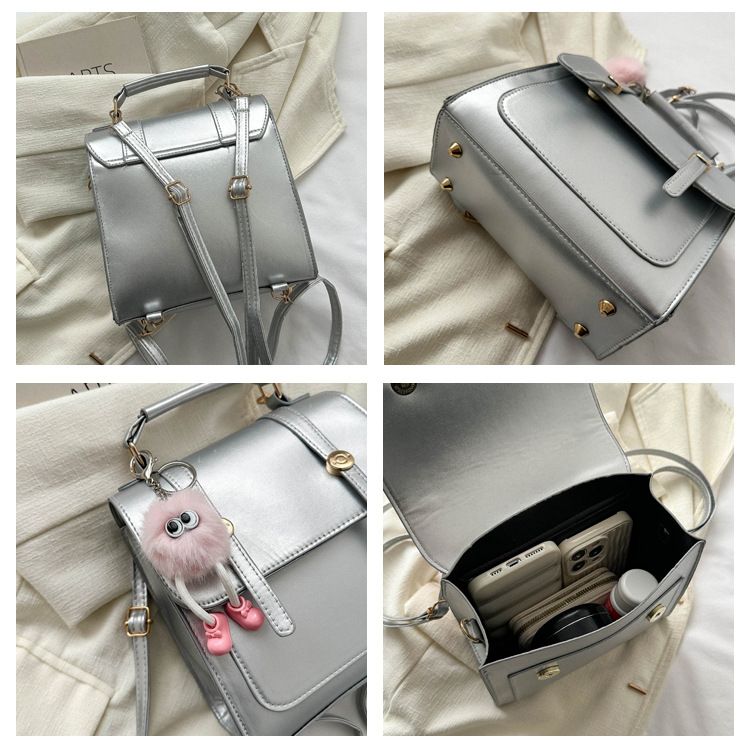 Women's preppy style backpack, daily use, compact