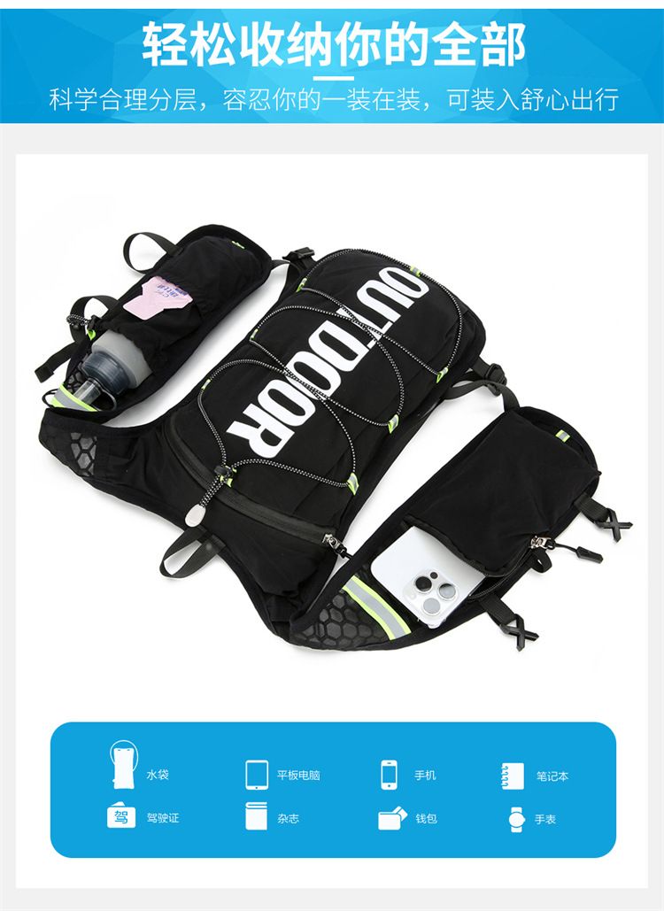 5-L-Fahrrad-Westerucksack, Sport, wasserabweisend