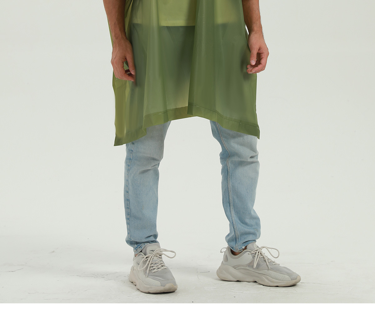 Raincoat cape, disposable, multi-purpose, full-body, 3-in-1, outdoor