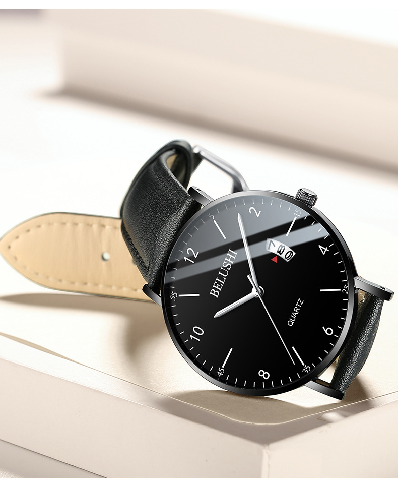 LOUIE JUELEN Herrenuhr Quarz, mit Kalender, wasserdicht