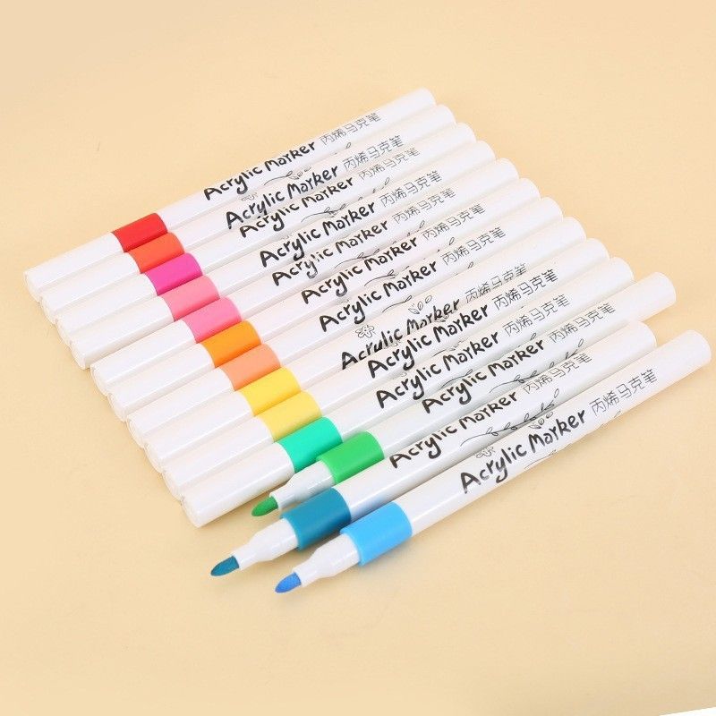 Acryl-Stift-Set Pinsel Malstift Aquarell Kunstbedarf