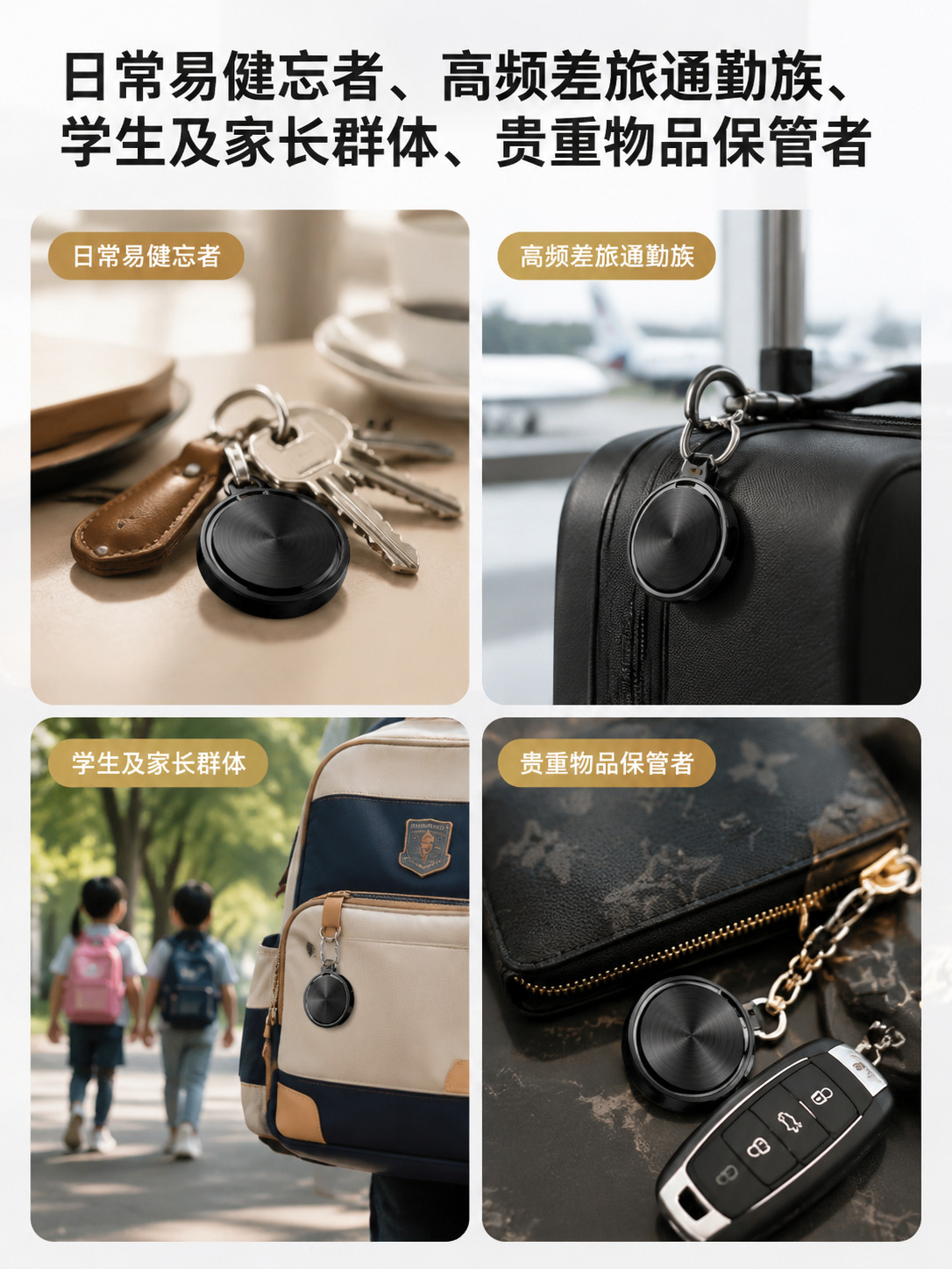 Bluetooth tracker compatible with Google and Apple, location finding