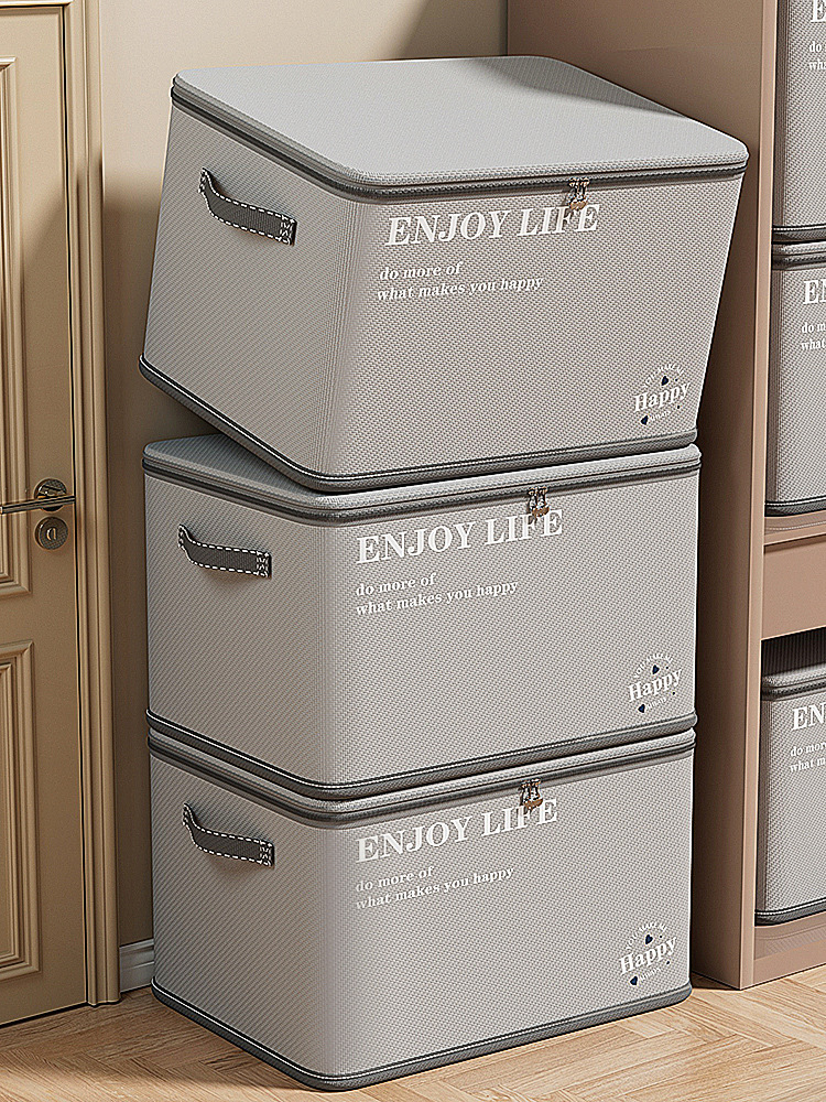 Large capacity clothing storage box underbed