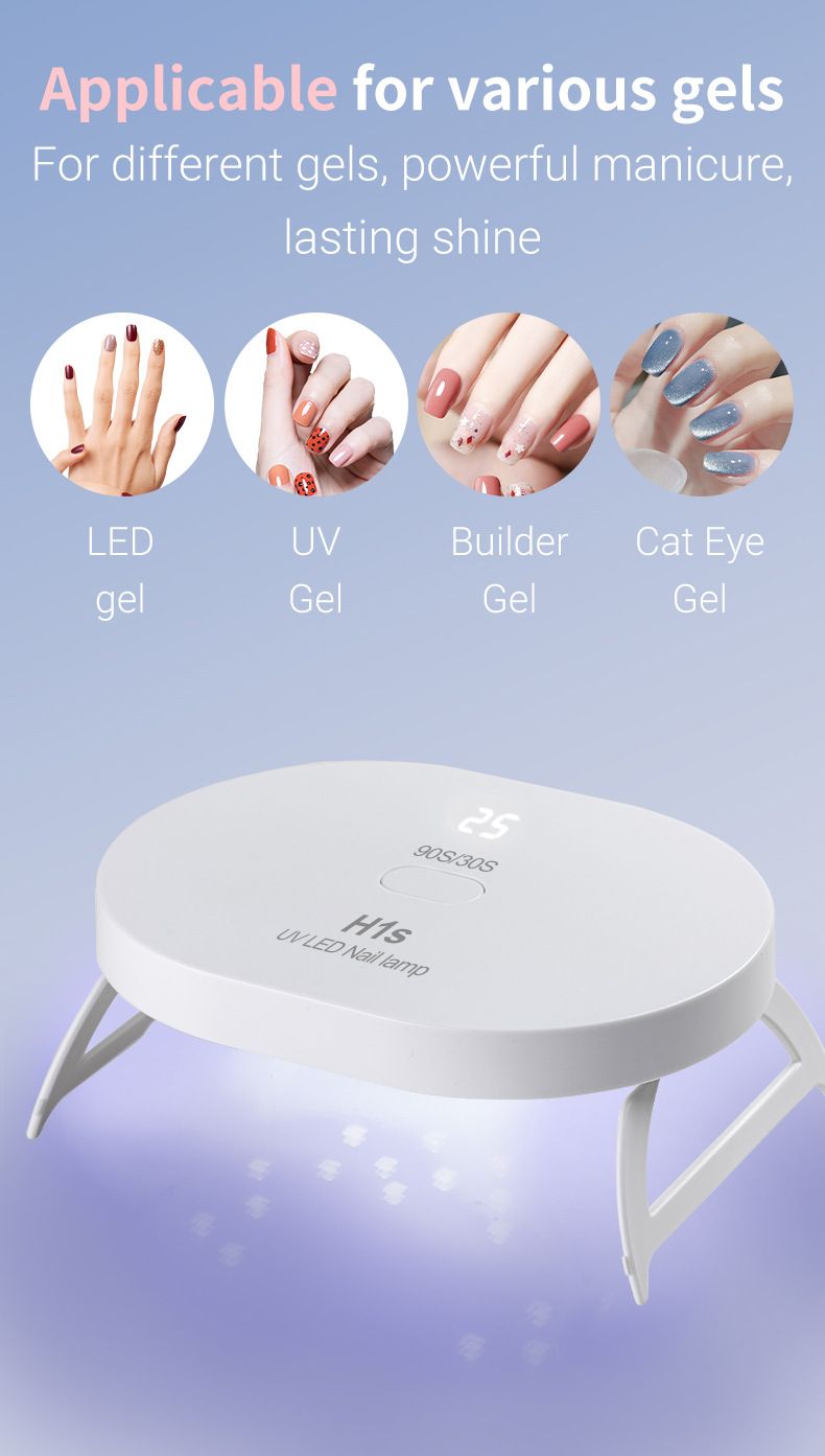 H1s LED nail lamp, 36W, smart induction