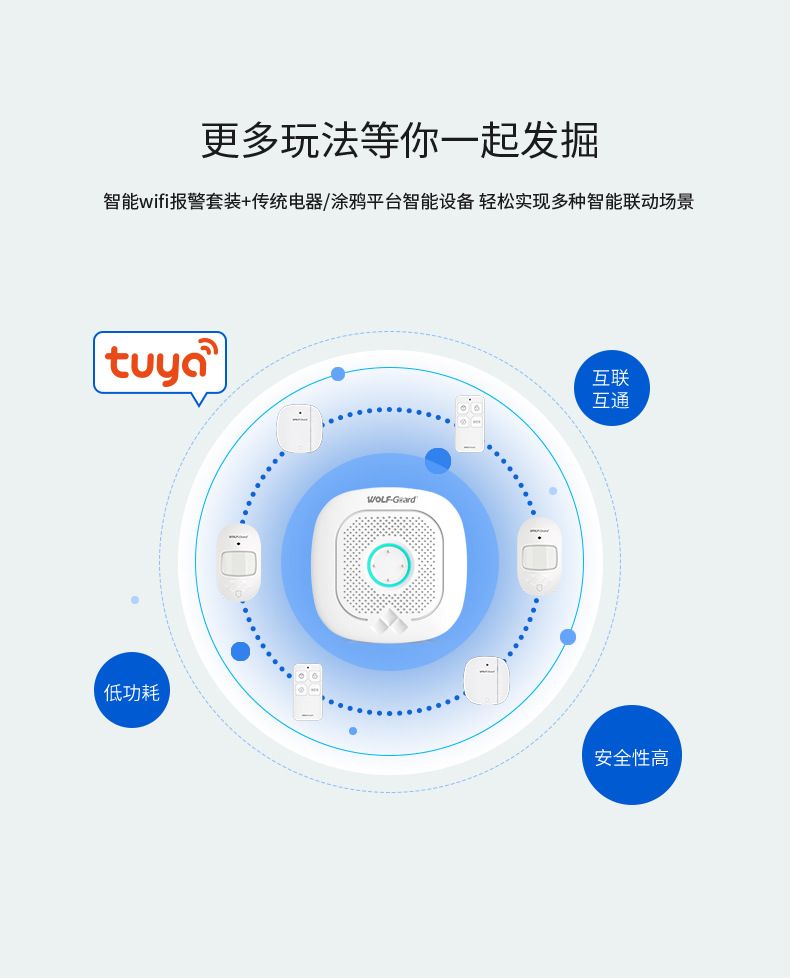 YeLang WiFi alarm sistemi Tuya akıllı güvenlik ev kontrol