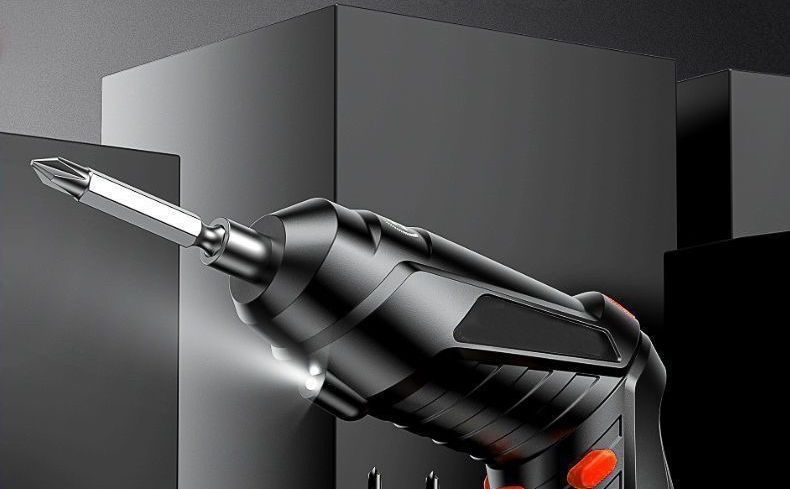 Cordless electric screwdriver, mini drill, with accessories