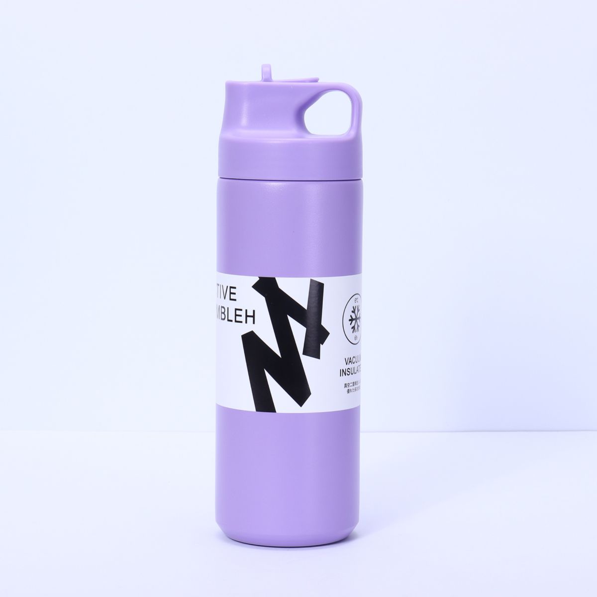 Stainless steel sports water bottle wide-mouth large capacity