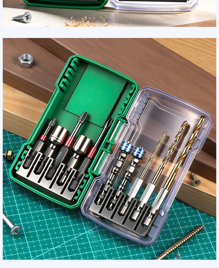 10-teiliges Elektrobohrer-Zubehör Set Bits