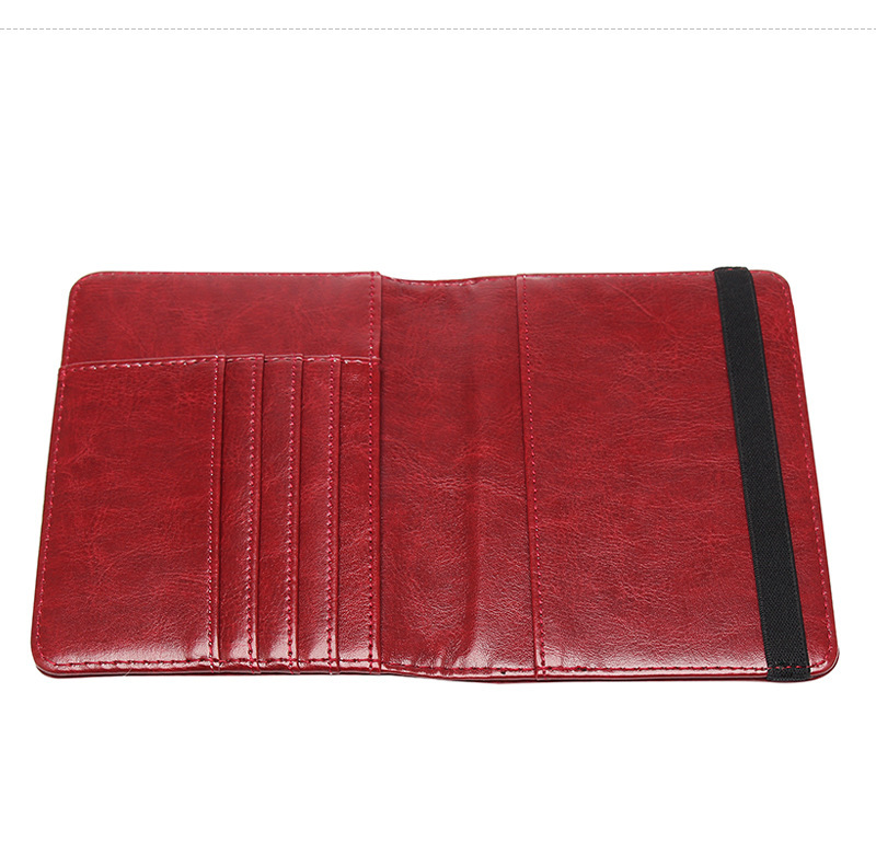 RFID-protected passport holder with multi-card slots