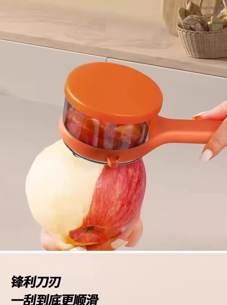 Obst-Schälmesser, Anti-Spritzer multifunktional