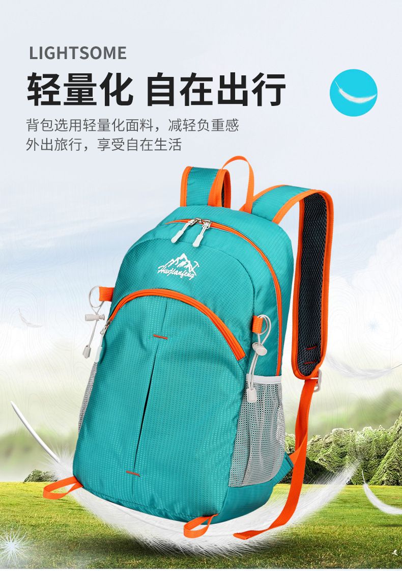 Faltbarer wasserdichter Wanderrucksack