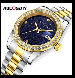 Men's Waterproof Quartz Watch Silicone Strap