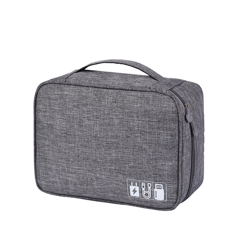 Portable storage organizer bag, large capacity for digital accessories and cables