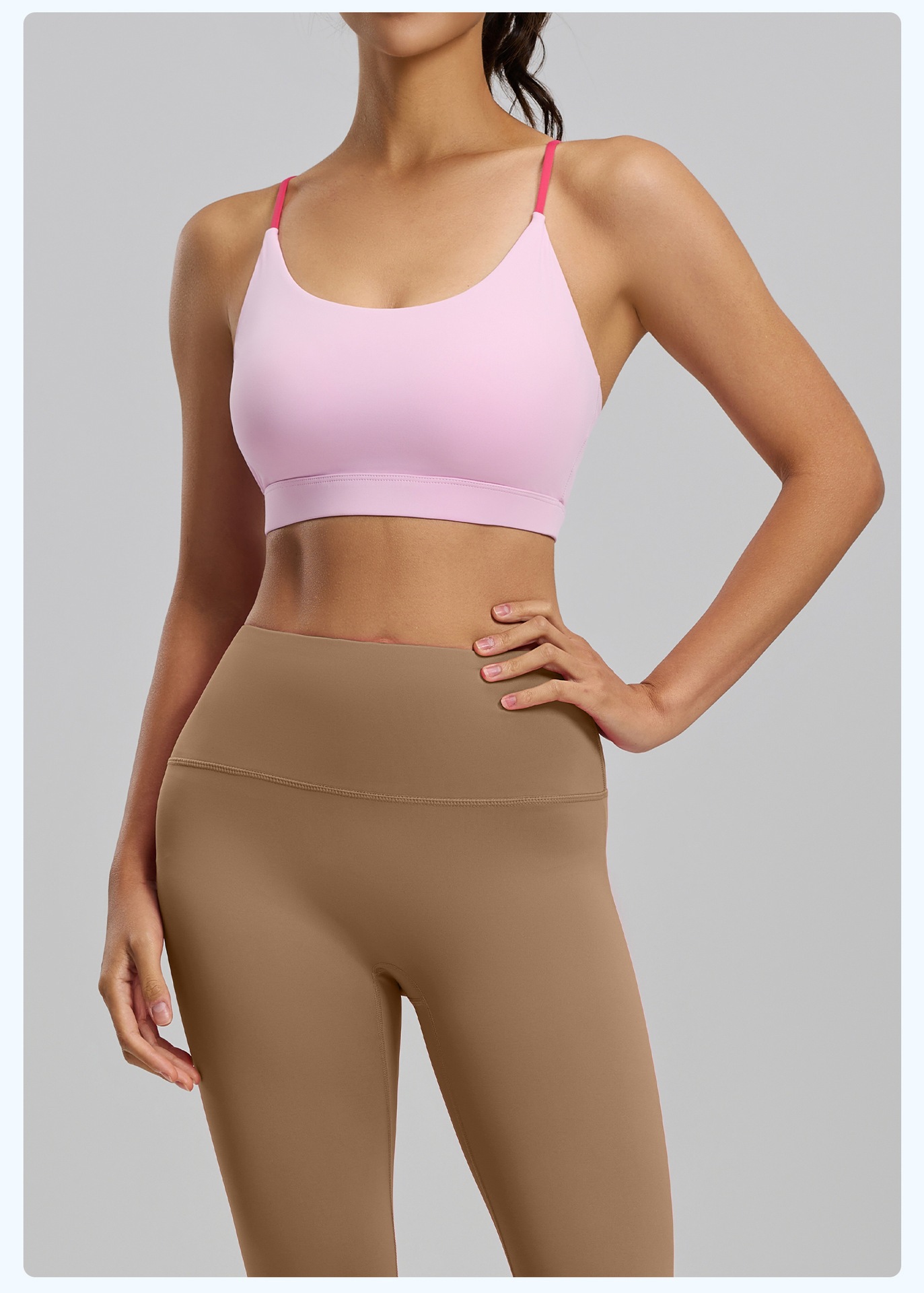 Damen-Yoga-Set, atmungsaktiv, hohe Stabilität
