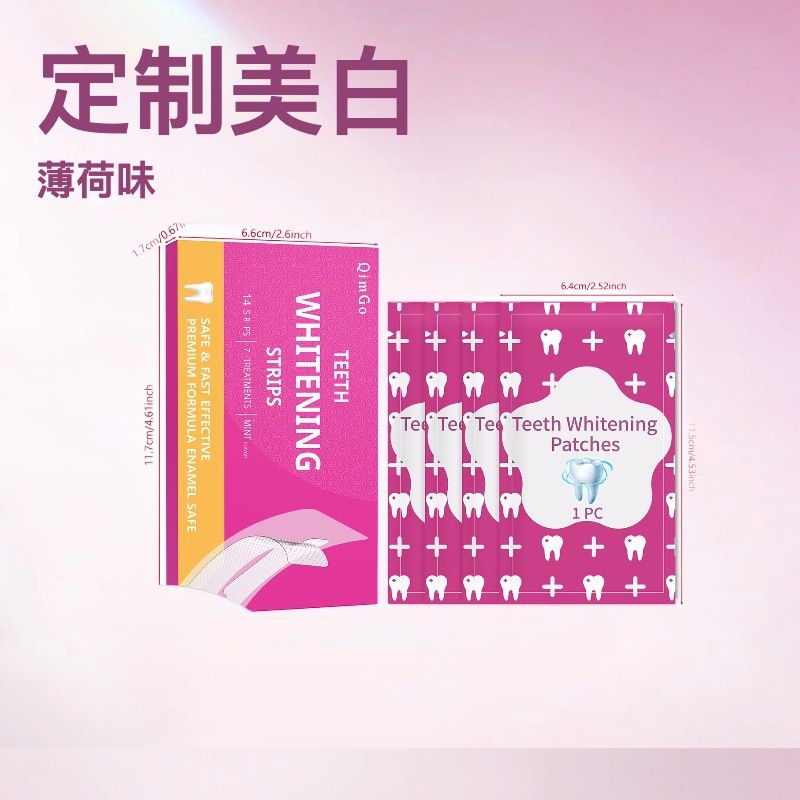 Diş Beyazlatma Şeritleri Diş Beyazlatma Nane Aromalı Sakura Aromalı Kuru Şeritler Toptan Sınır Ötesi Tedarik Kaynağı Fabrika