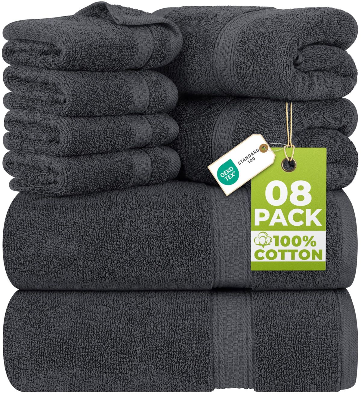 100% Baumwoll-4er Handtuch-Set saugfähig
