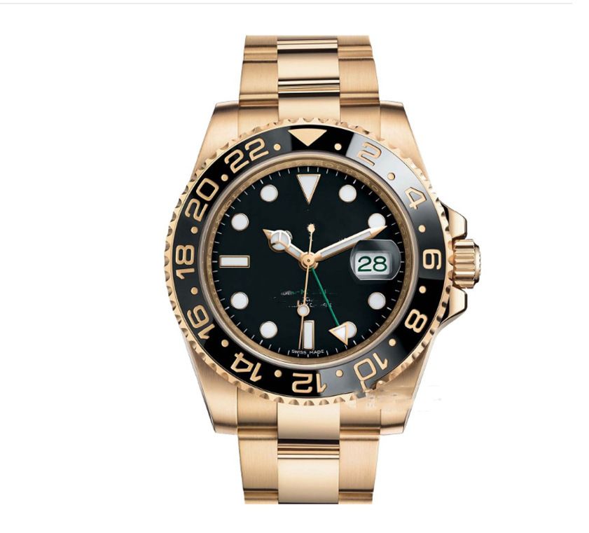 Men's 4-needle ceramic ring quartz watch