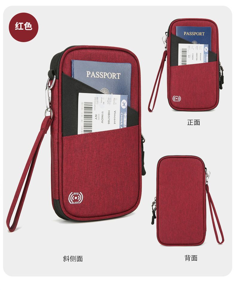 RFID-Reisepass-Schutzhülle, Reisedokumentenorganizer