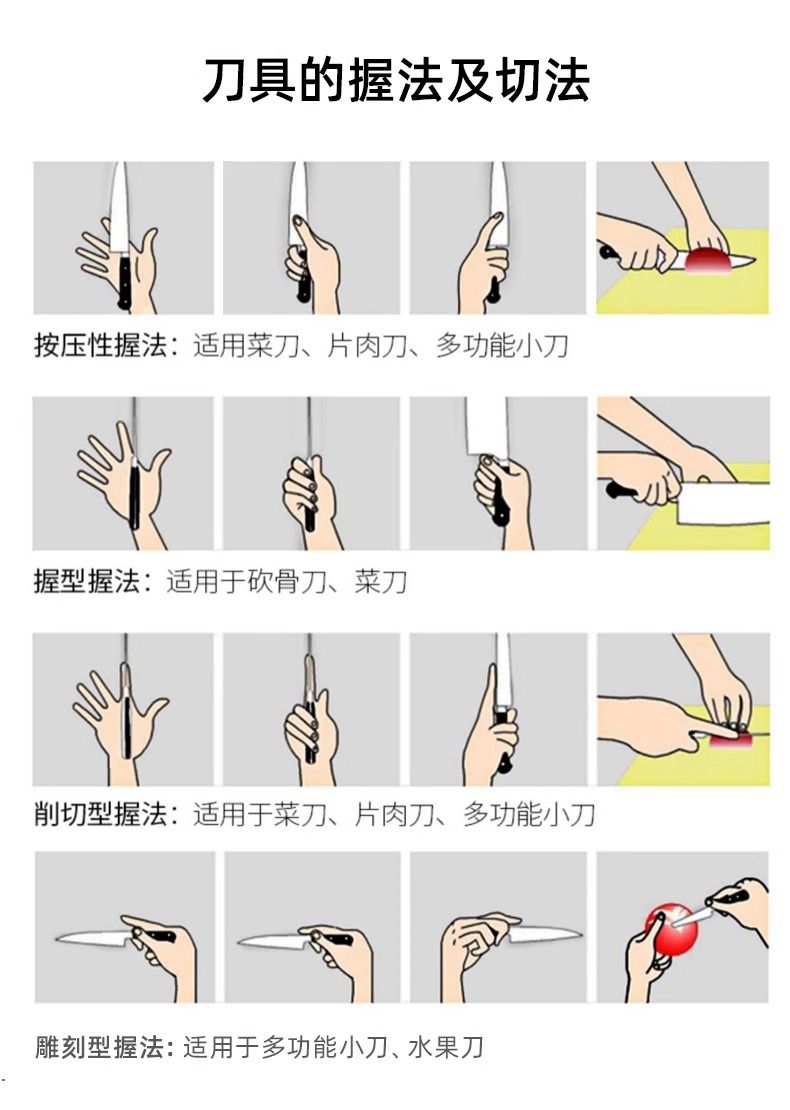 刀具套装家用组合厨房不锈钢菜刀菜板批发厨具全套刀跨境新款代发