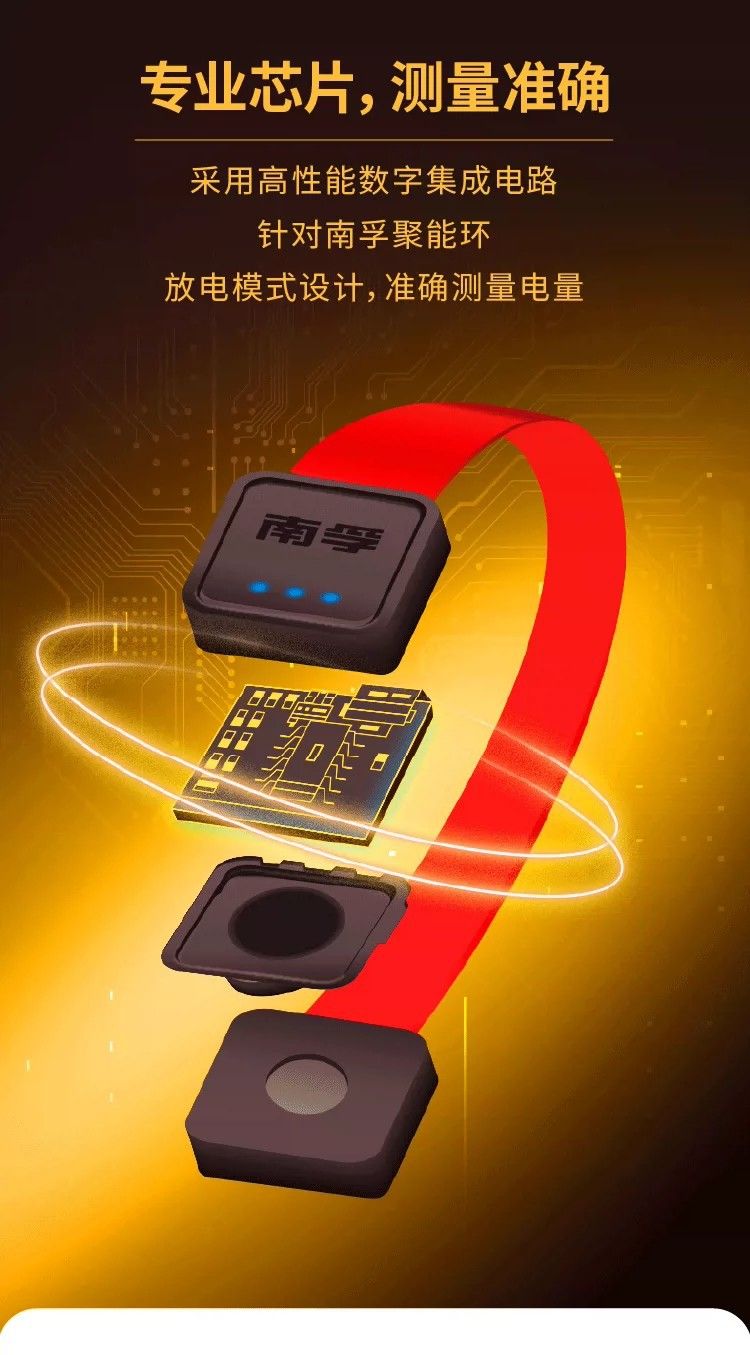 Nanfu Batterietester mit Magnetadsorption, tragbar, für alle Größen