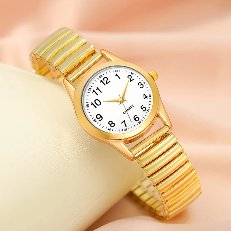 Seniorenarmbanduhr, große Ziffern, Nachtleuchtfunktion, Quarzwerk