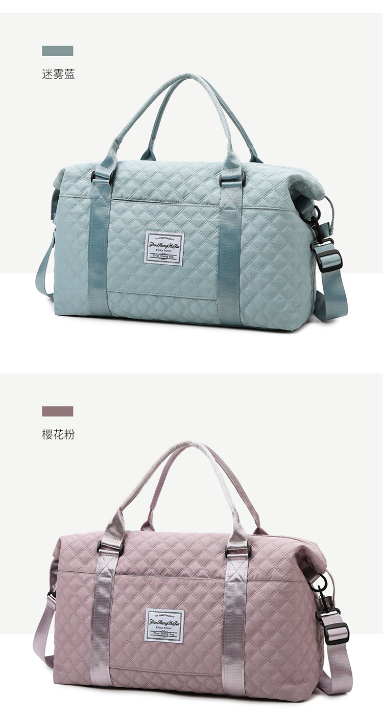 Travel Bag with Wet and Dry Separation, Large Capacity