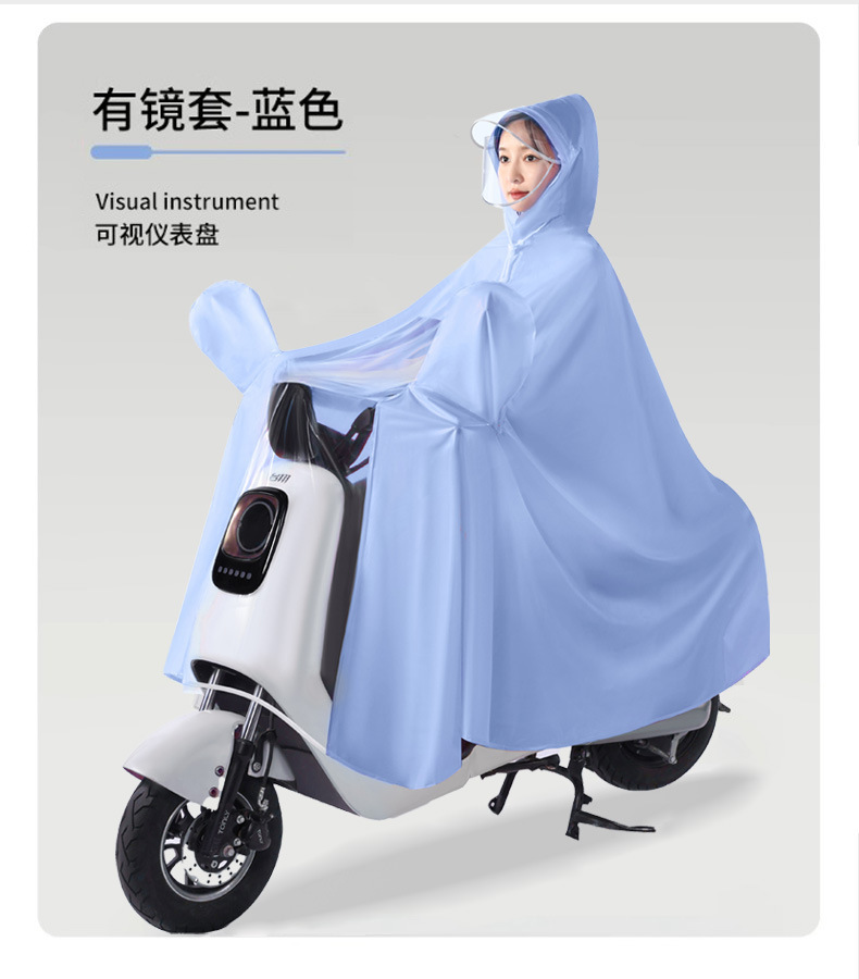 Regenjacke für E-Fahrzeuge, verdickt, verlängert, ganzkörper