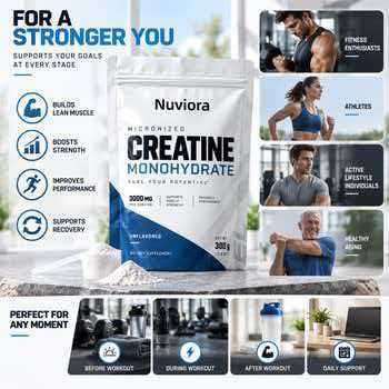 Whey Protein Creatine Monohydrate Powder 300g