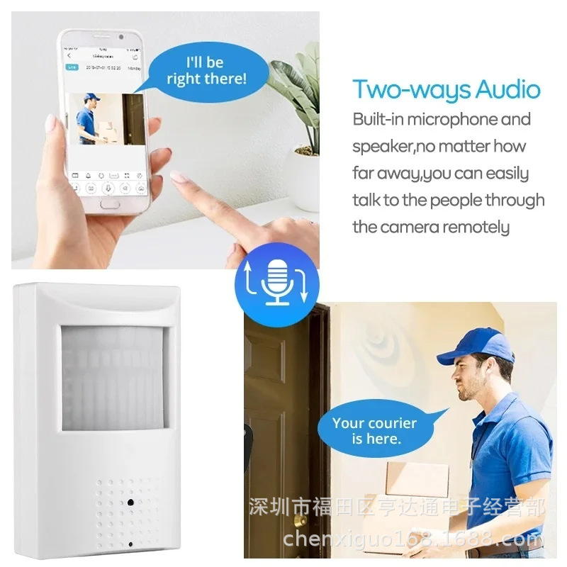 Wireless WiFi HD-Kamera 1080P Infrarot 5MP mit mobiler Fernüberwachung