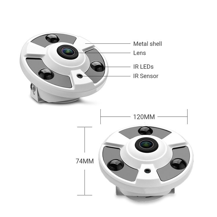 AHD Camera 1080P 2MP 5MP 180° Infrared