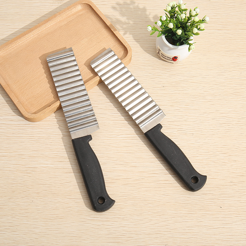 Edelstahl-Kartoffelhobel mit Wellenmesser