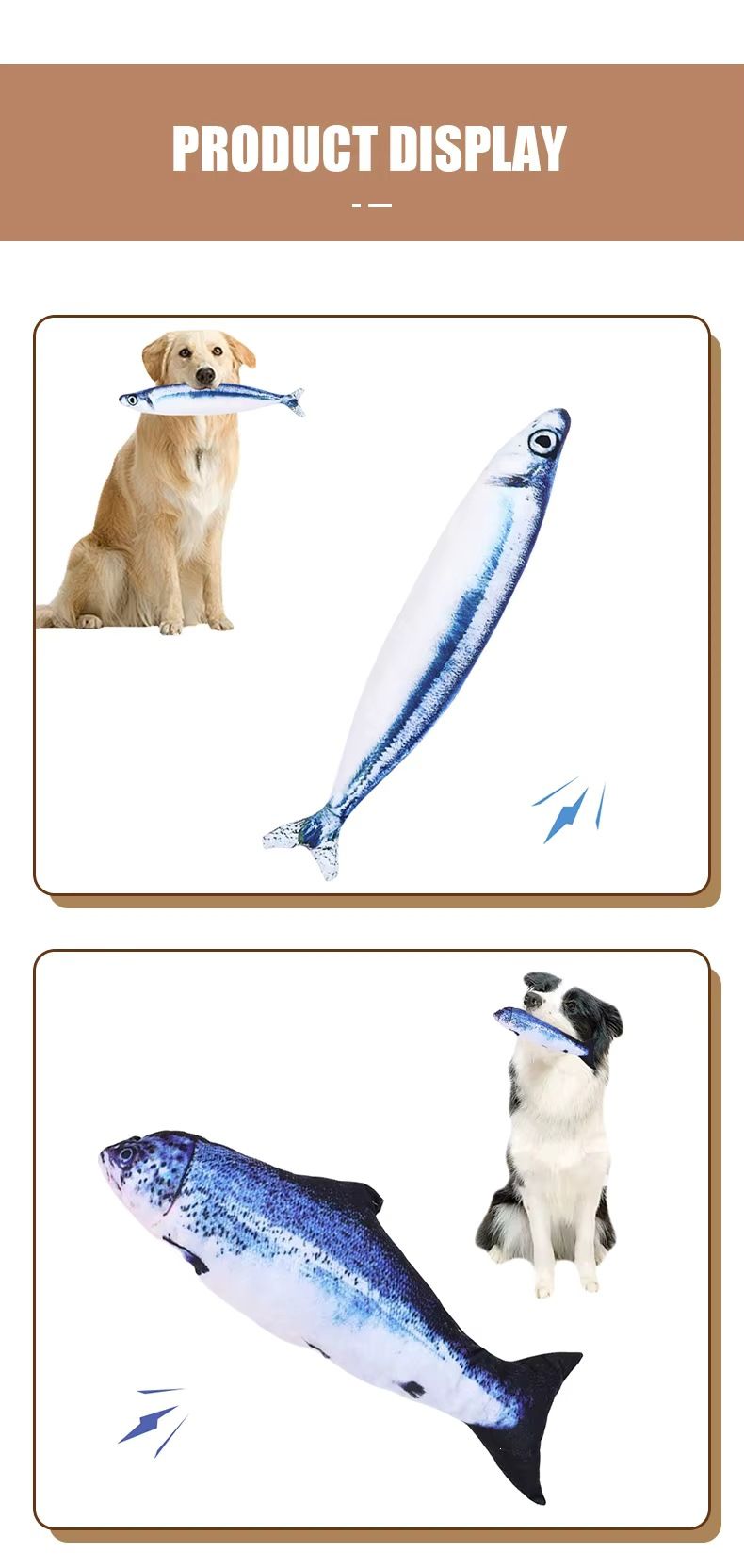 Simulated fish cat toy plush