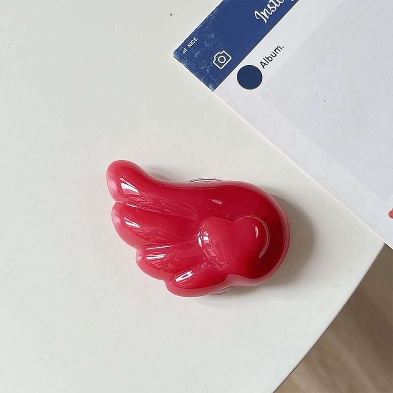 Klebstoff Handy-Luftkissen-Ständer Flügel Herz-Design, ausziehbar