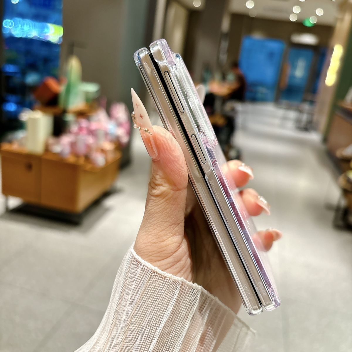 Samsung Galaxy Z Flip 8/7/6 ve Z Fold 8 kılıfı, kabuk desen