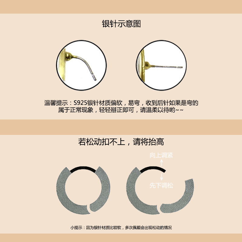Koreanische Zirkon-Schleifenohrringe für Frauen, leicht luxuriös