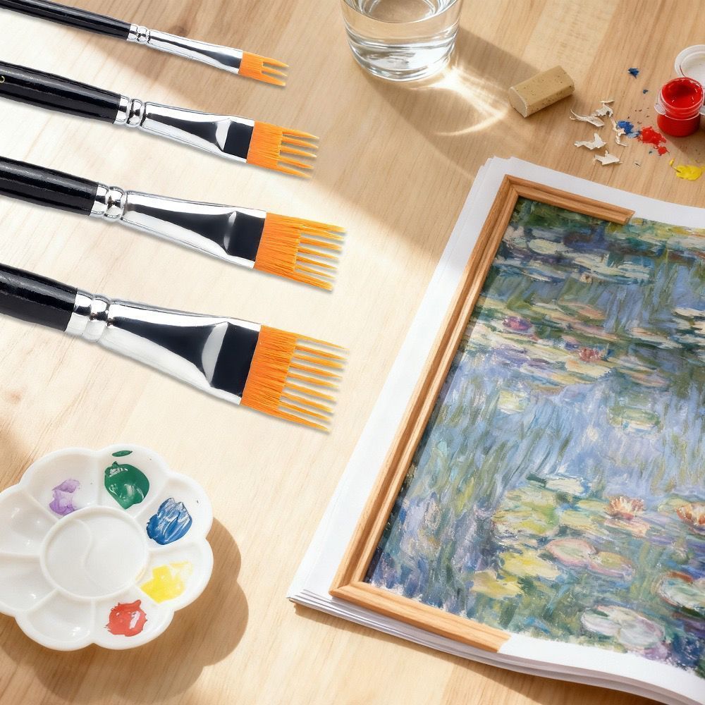 Ressam fırçası seti, su rengi, yağlı boya, akrilik, çeşitli boylar